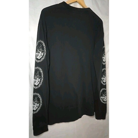 Darc Sport Wolves Club Long Sleeve T-Shirt, Men's Sz Large, Black, Graphic - Picture 5 of 7